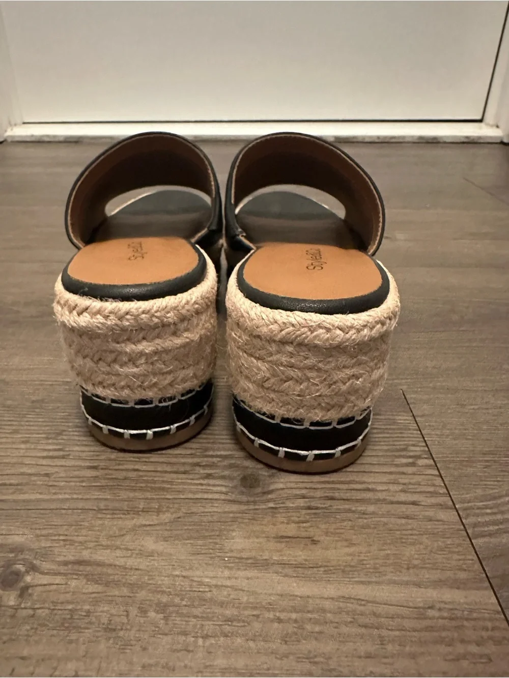 ❤️ Black STYLE & CO Hayess Espadrille - Size 6.5
